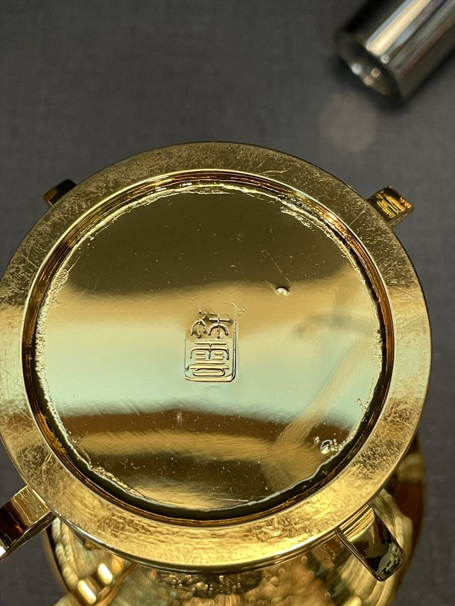 まごころ堂 送料無料 本金メッキの真鍮仏具 二具足 高岡製(C-1 まごころ堂 送料無料 本金メッキの真鍮仏具 二具足 高岡製(C-1