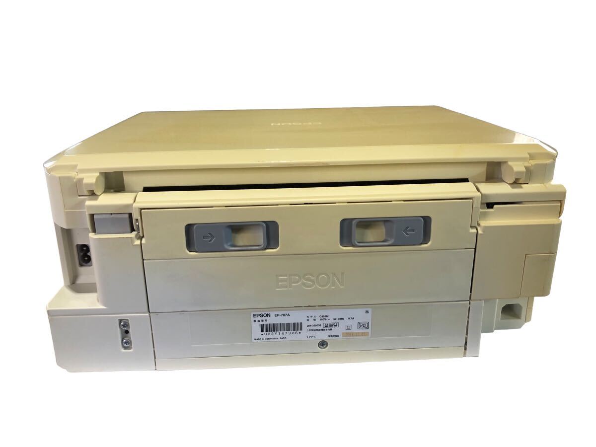 ジャンク品 EPSON エプソン カラリオ EP-707A インクジェットプリンター 複合機 インクジェット プリンター 通電不可 C491M 現状品 印刷機_画像3