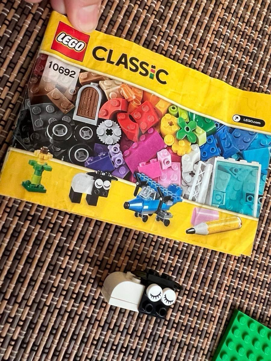 レゴ LEGO クラシック ブロック おもちゃ　10692 鉛筆　お花屋さん　ひつじ　飛行機　欠品あり 黄色のアイデアボックス