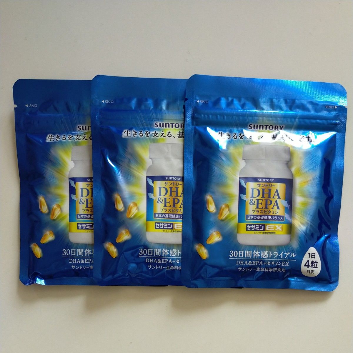 サントリー　DHA＆EPA＋セサミンEX　120粒　3袋