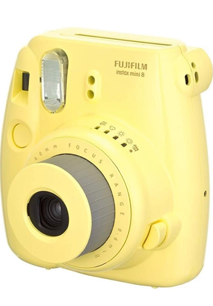 インスタントカメラ チェキ FUJIFILM 富士フィルム 富士フイルム　Canon カメラ　イエロー