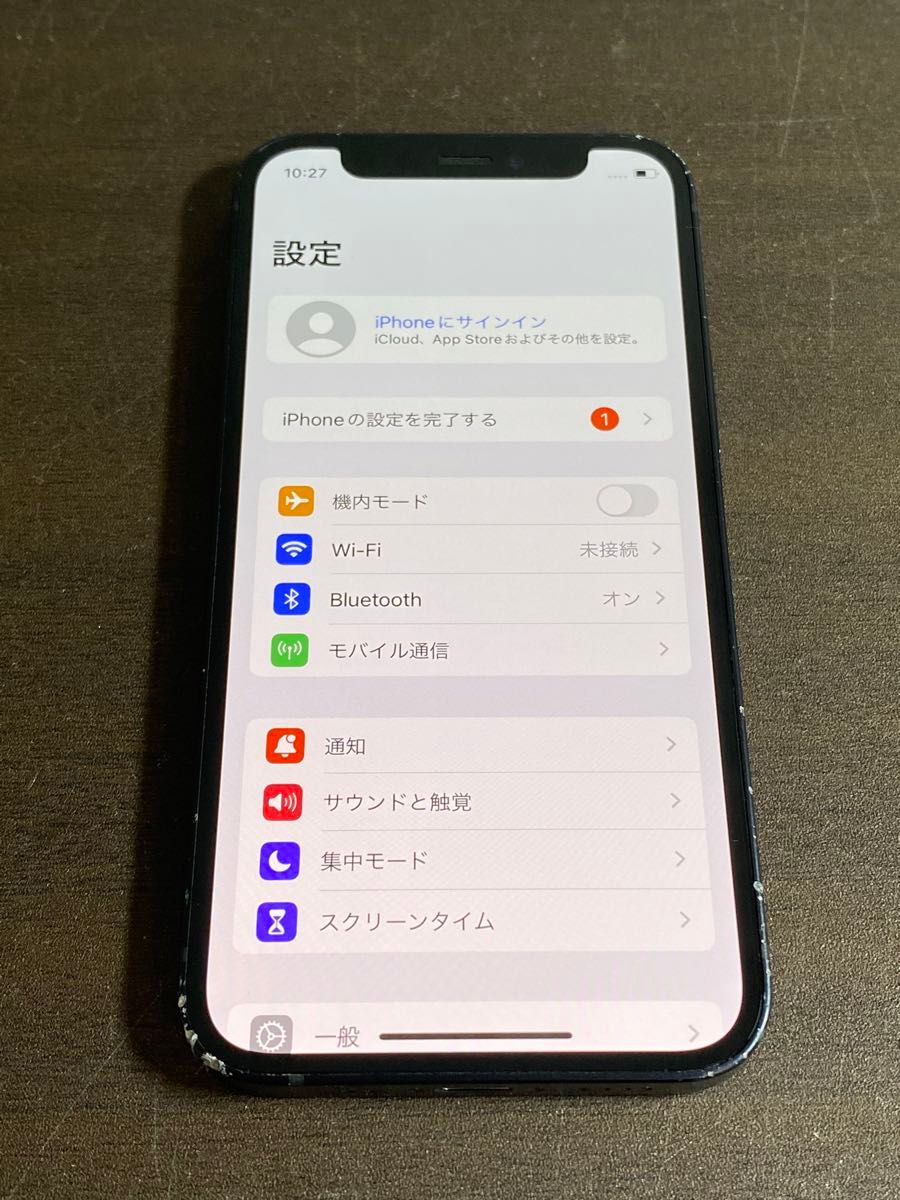 05592  iPhone12mini 64GB ブラック　SIMフリー　中古品　※本体のみ