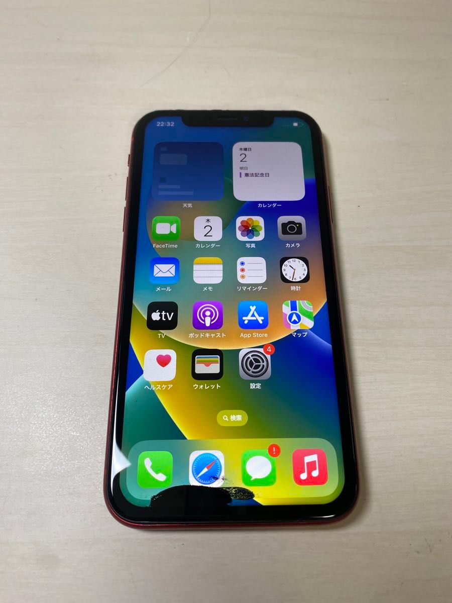 76982  iPhone11 64GB レッド　SIMフリー　ジャンク品　※本体のみ