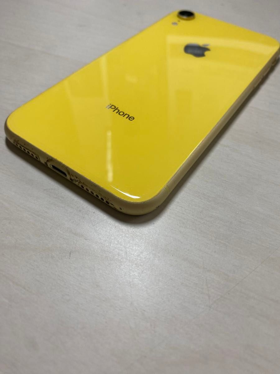 21364  iPhoneXR 64GB イエロー　SIMフリー　ジャンク品　※本体のみ