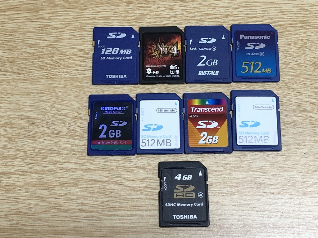  flash memory SD card adapter etc. together 16GB 8GB 4GB another 