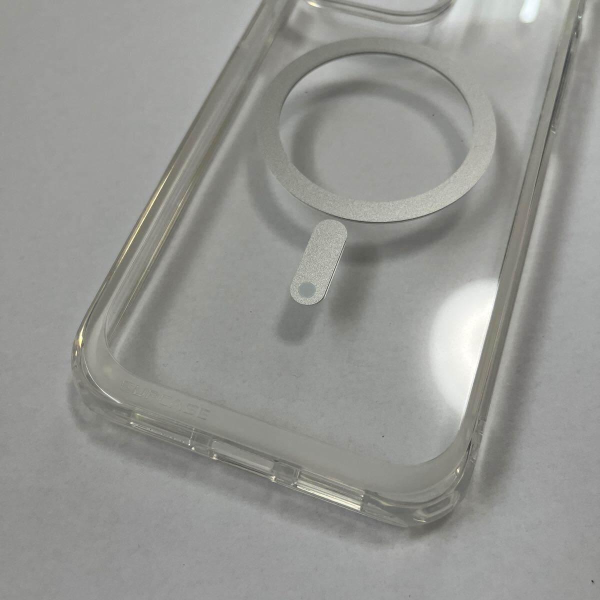 605p0113☆ SUPCASE iPhone 15 Pro Max ケース 6.7インチ 2023 MagSafe対応 背面透明 保護 クリアカバー ストラップホール 衝撃吸収