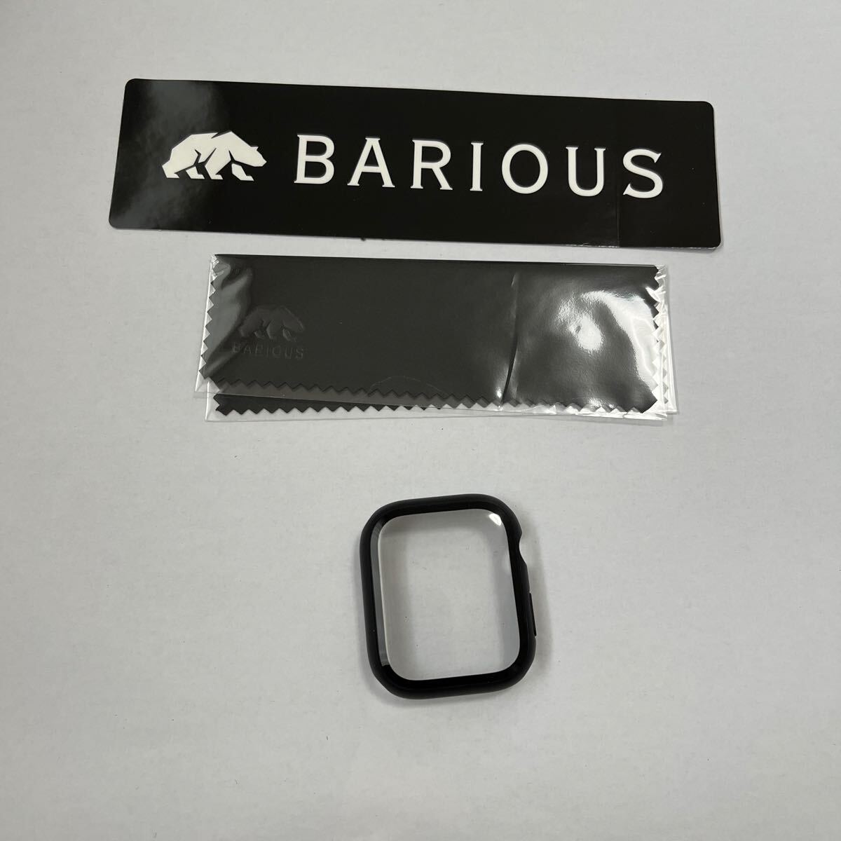 605p0118☆ BARIOUS BARIGUARD3 for AppleWatch 45mm アップルウォッチ用 保護ケース ハードケース マットブラック _画像2