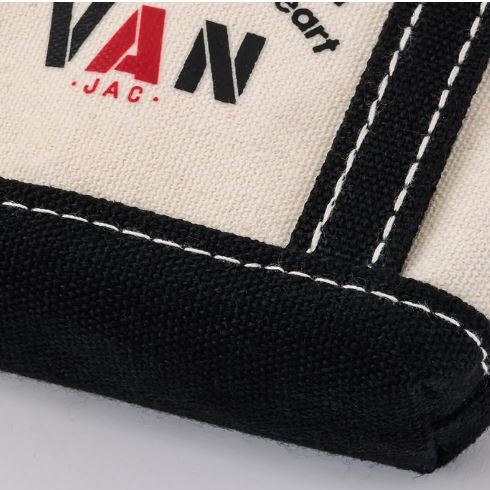 新品 VAN JAC ヴァンヂャケット トート型ミニポーチ アーチロゴの画像2