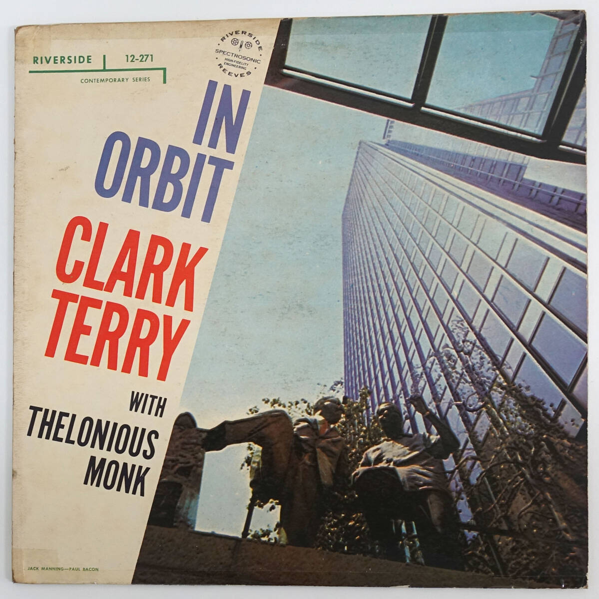 極美! US Riverside RLP 12-271 オリジナル In Orbit : Clark Terry Quartet 靑小/DGレーベルの画像1