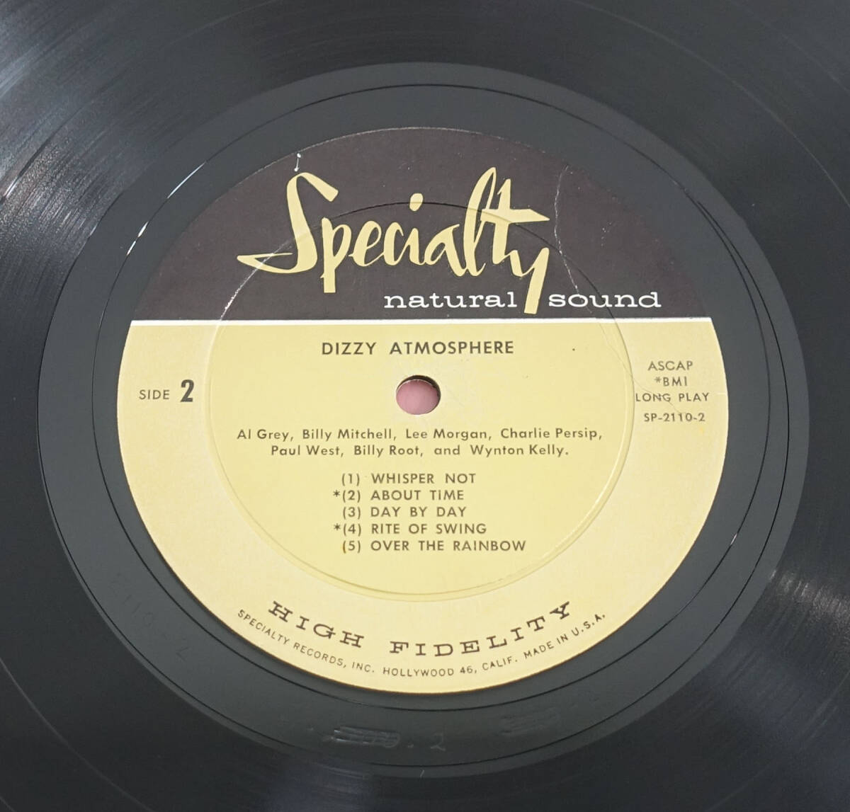  ultimate beautiful! US Specialty 2110 complete original Dizzy Atmosphere / Lee Morgan other DG lable 