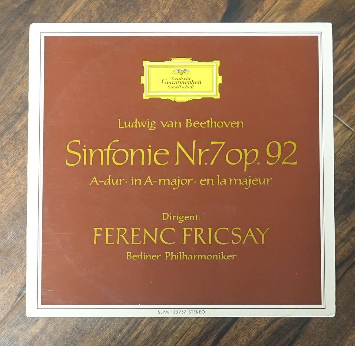 最初期! 独DGG SLPM ベートーヴェン交響曲第7番 フリッチャイヤの画像1