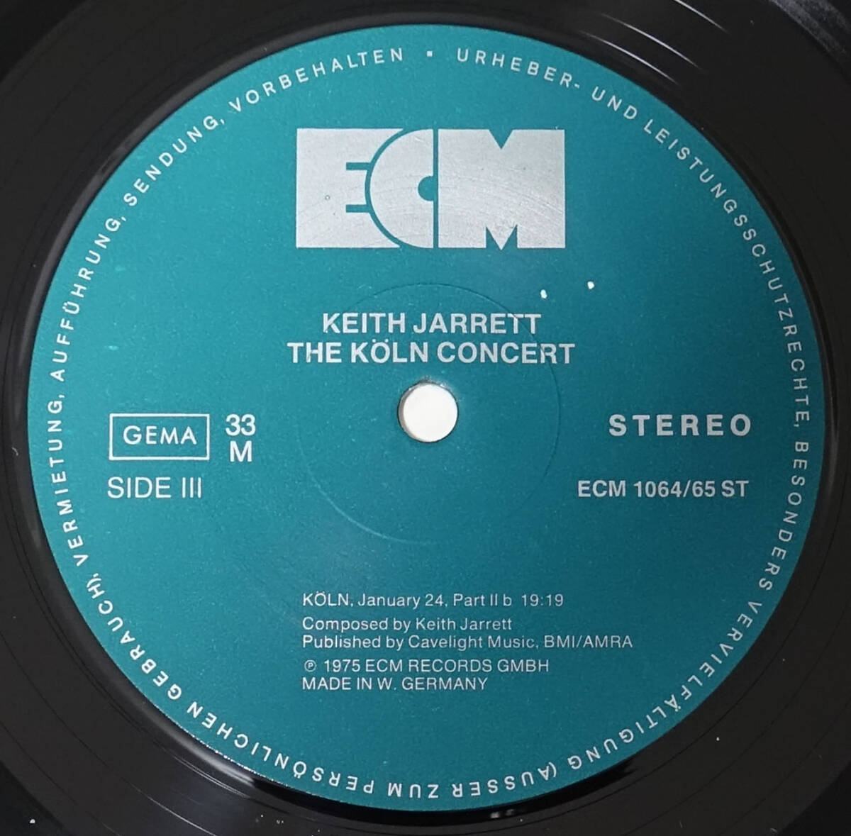 新同! Germany ECM 33Mレーベル オリジナル The Koln Concert / Keith Jarrett 2LP_画像7