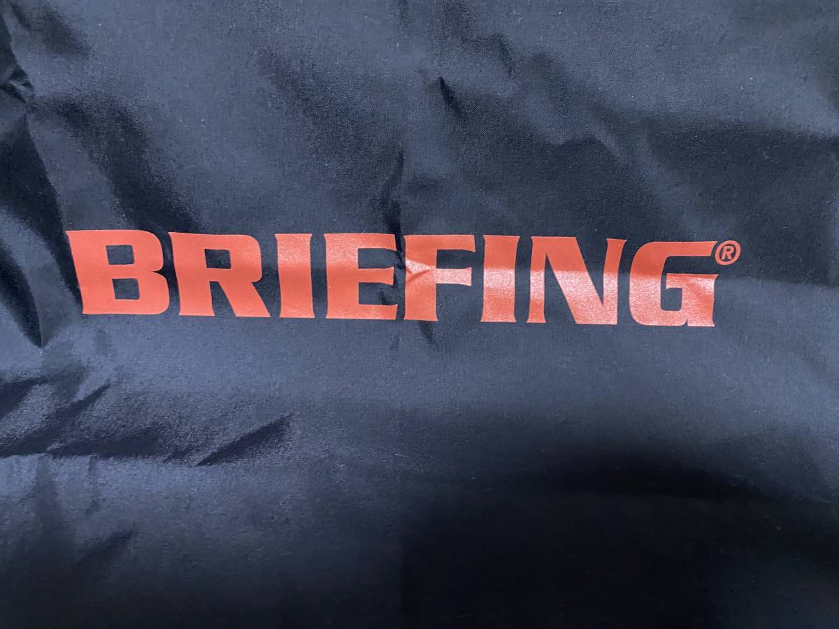  rare * new goods *BRIEFING Briefing large storage sack 50x70cm laundry bag for a stay Golf black pouch black 