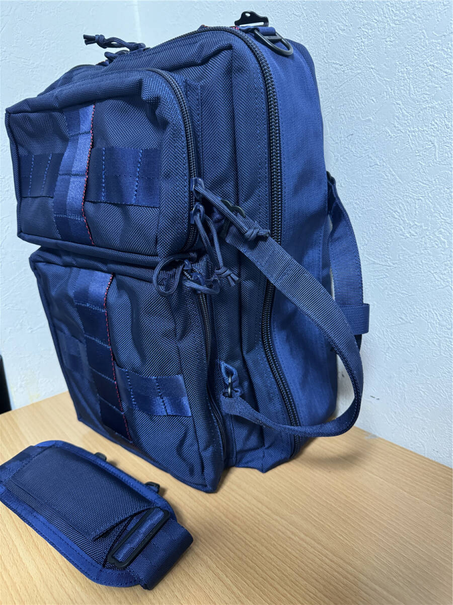  100 name goods * regular price 82500 jpy * new goods * Briefing BRIEFING×BEAMS PLUS special order *3WAY BAG~ rucksack America made navy 