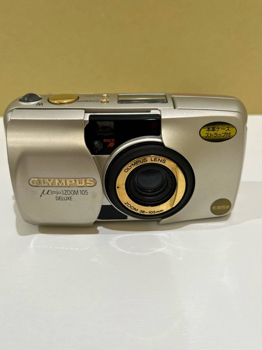 【1875】OLYMPUS μ [mju:] ZOOM 105 DELUXE 動作未確認の画像3