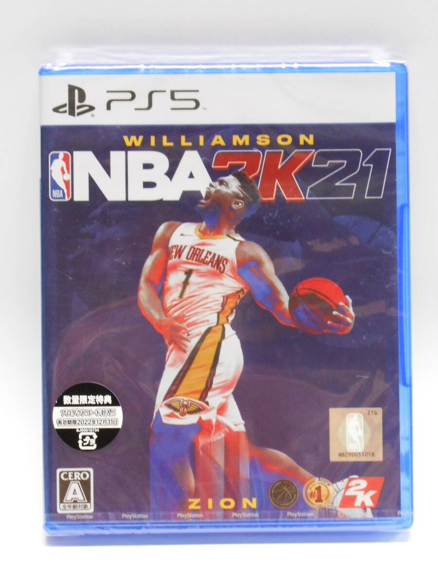 新品未開封 PS5 NBA 2K21 WILLIAMSON ZION 日本国内仕様_画像1