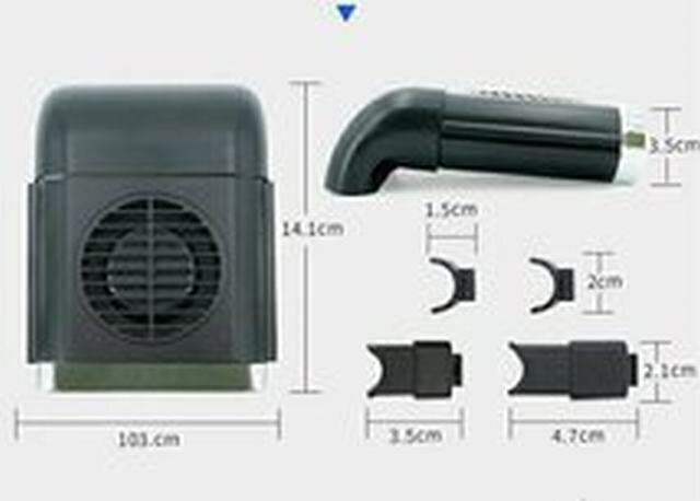 車載扇風機 2台セット 車内 ミニファン 車座席ファン usb扇風機 強風量 3段階調節 背中スッキリ爽快 ヘッドレストファン ホワイト_画像5