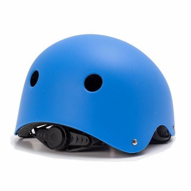 ヘルメットキッズ サイズ調整可能 軽量 子供 大人 自転車 登山 アウトドア 防護クライミング 6色 カラフルブルー_画像4