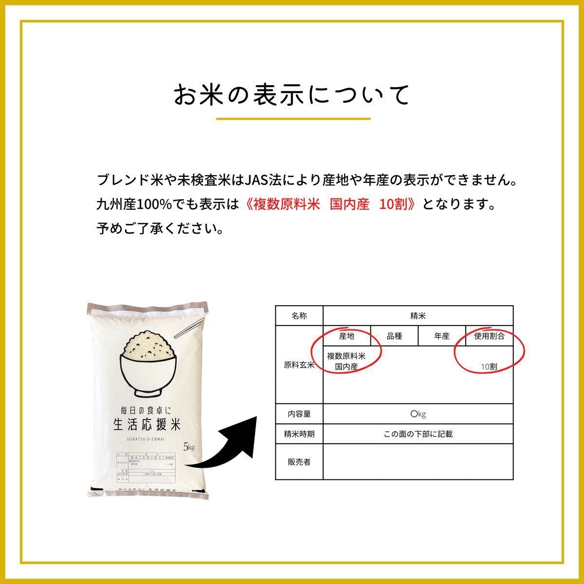 生活応援米 24kg《令和5年新米入り》コスパ米 お買い得 お米 九州産 激安 美味しい 安い 訳あり 精米 白米 ブレンド米