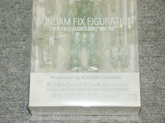 【　新品即決！GUNDAM FIX FIGURATION　ガンダム　Ver.ka　クリアカラー　コミコン2008限定　】GFF