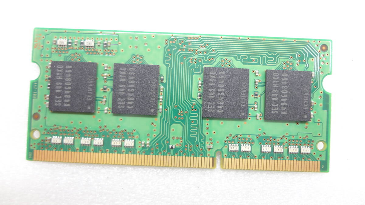  several stock for laptop memory SAMSUNG 1R×8 PC3L-12800S 4GB × 1 sheets used operation goods (A27)