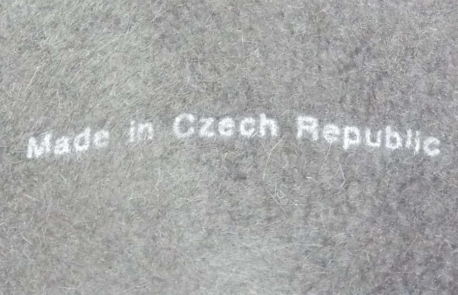 O1117〇BRU NA BOINNE(ブルーナボイン)チェコ製 ウール フェルト ハット 帽子_画像7