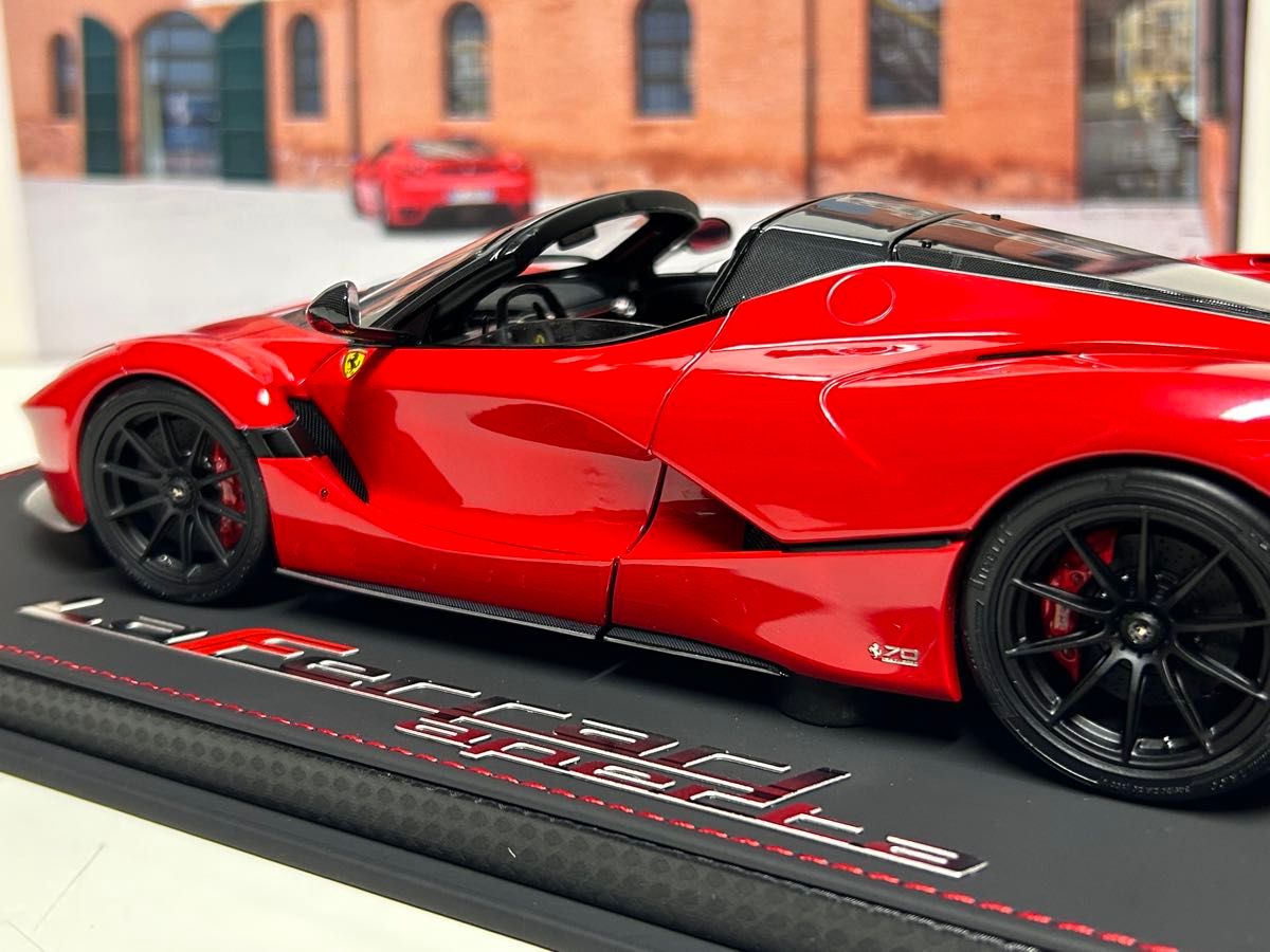 BBR 1/18 Ferrari La Ferrari Aperta Rosso corsa ラフェラーリ　ミニカー