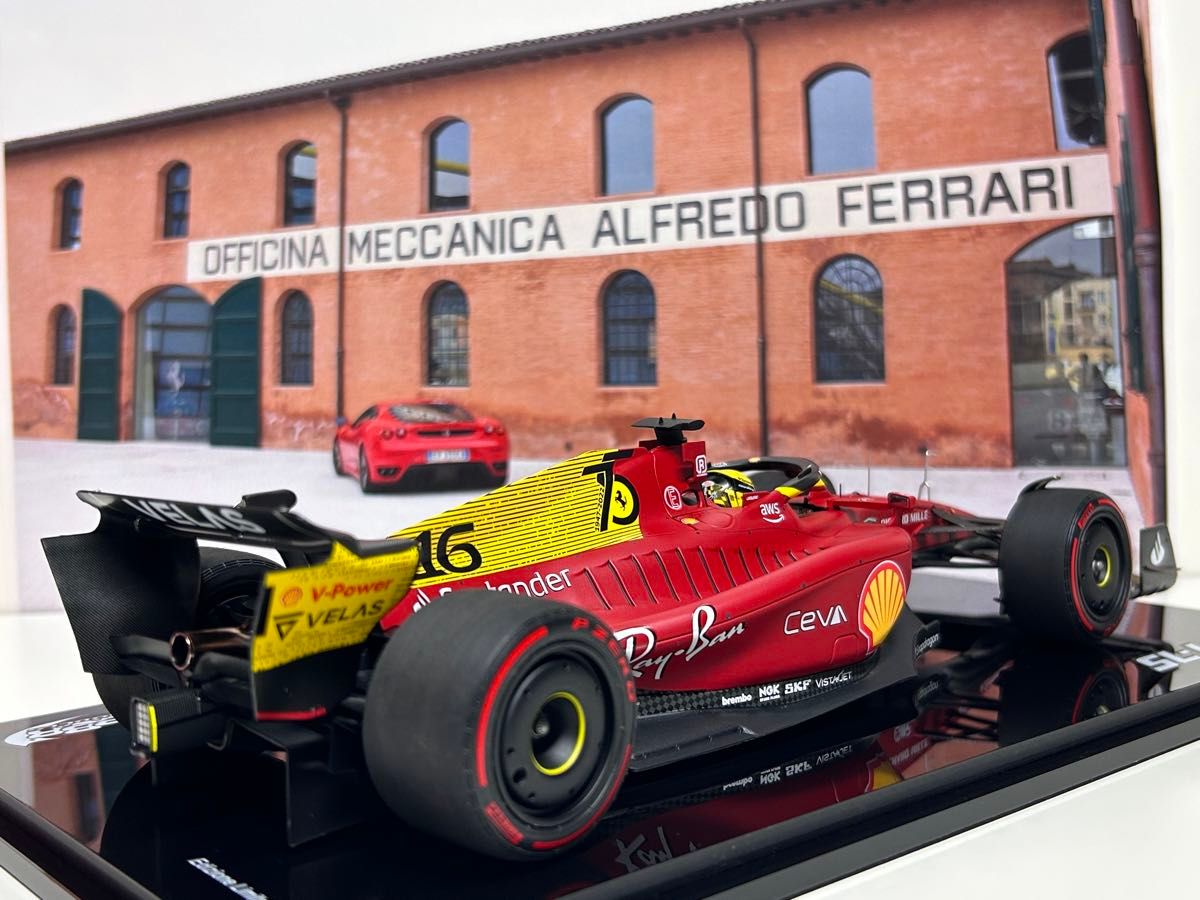 BBR 1/18 Ferrari F1-75 Monza GP C.ルクレール　フェラーリ　ミニカー