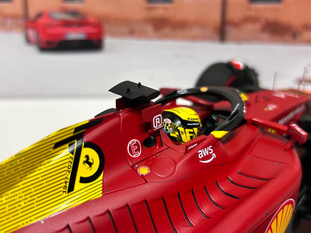 BBR 1/18 Ferrari F1-75 Monza GP C.ルクレール　フェラーリ　ミニカー