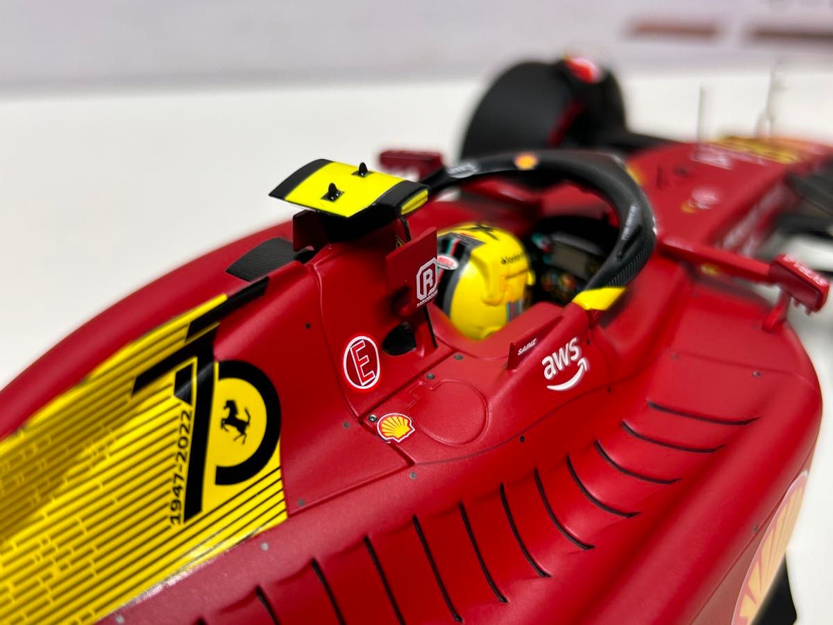 BBR 1/18 Ferrari F1-75 Monza GP #55 C.サインツ　フェラーリ　ミニカー