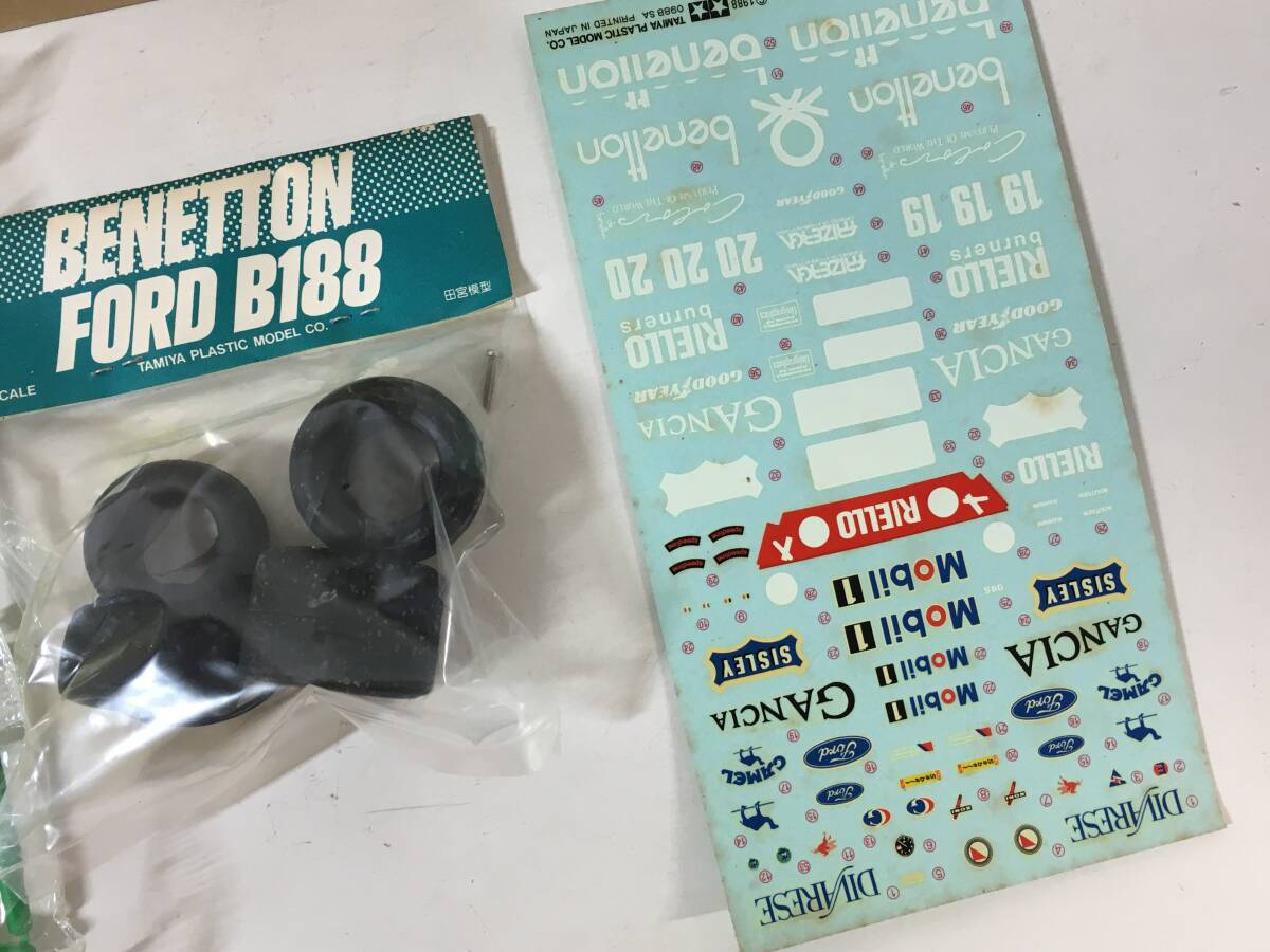 [ не собран * долгосрочное хранение ] Tamiya Benetton * Ford B188 пластиковая модель BENETTON FORD B188 TAMIYA 1/20 Grand Prix коллекция NO.21