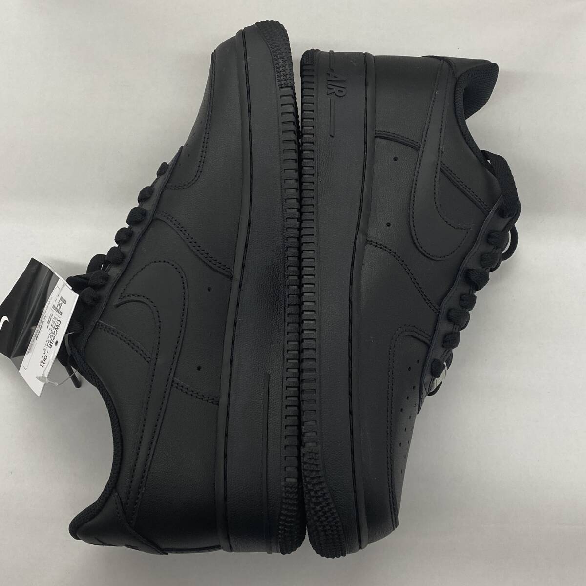 268-MH75) 未使用 Nike Air Force 1 Low 07 Black 27cm CW2288-001 ナイキ エアフォース ブラック _画像4