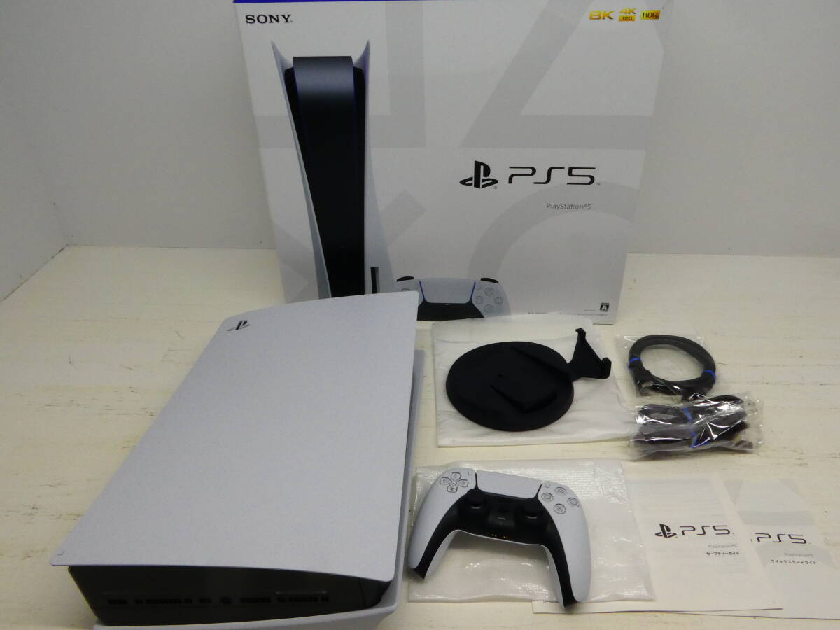 073-R71) 中古品 SONY PS5 プレイステーション5 CFI-1000A 825GB 動作OK ②_画像1