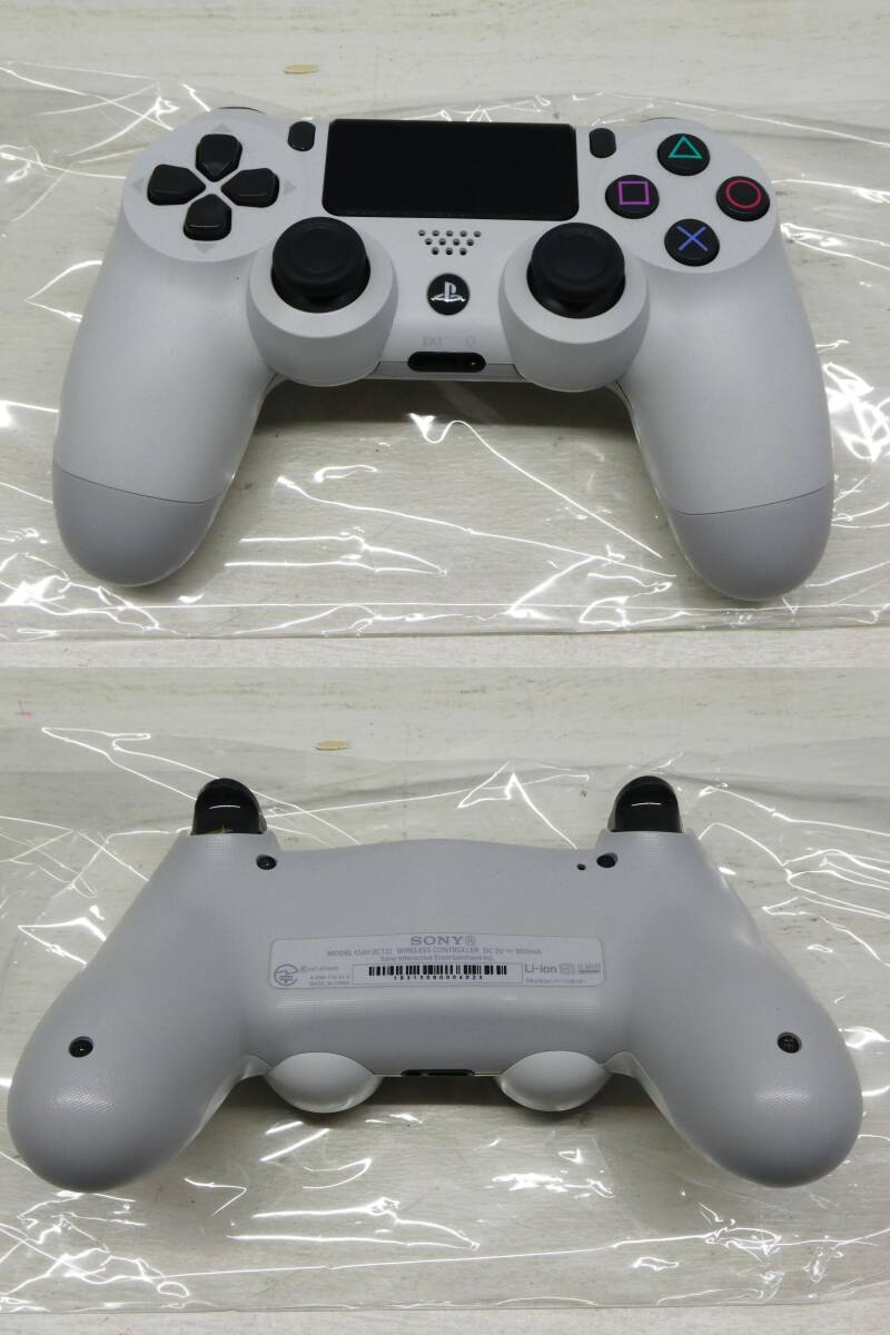 073-R68) 中古品 SONY PS4 プレイステーション4 CUH-2100A 500GB グレイシャーホワイト 動作OK _画像3