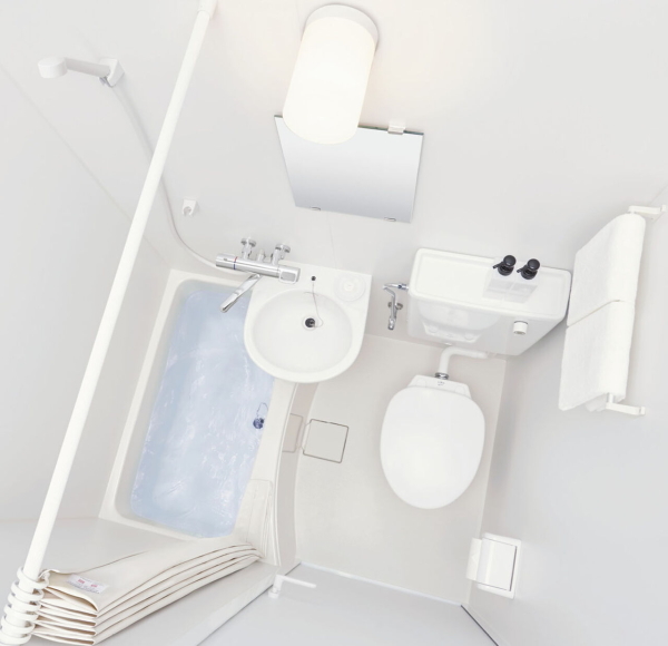 マンションのリノベーションなどに 便器・洗面器付きの3点式 マンションのリノベーションなどに 便器・洗面器付きの3点式