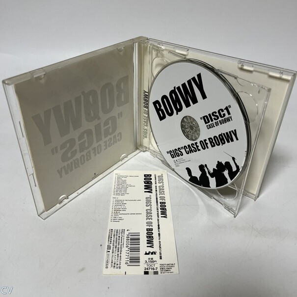邦楽CD BOΦWY / “GIGS”CASE OF BOΦWY 管：CV [0]Pの画像4