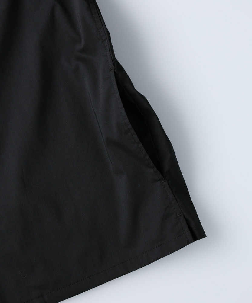 ◆新品◆ 定価5500円!! PLUSONE プラスワン ビジネス使用OK!! ラペルシャツジャケット 長袖 ワークシャツ Mサイズ 黒 ブラック メンズ_画像4