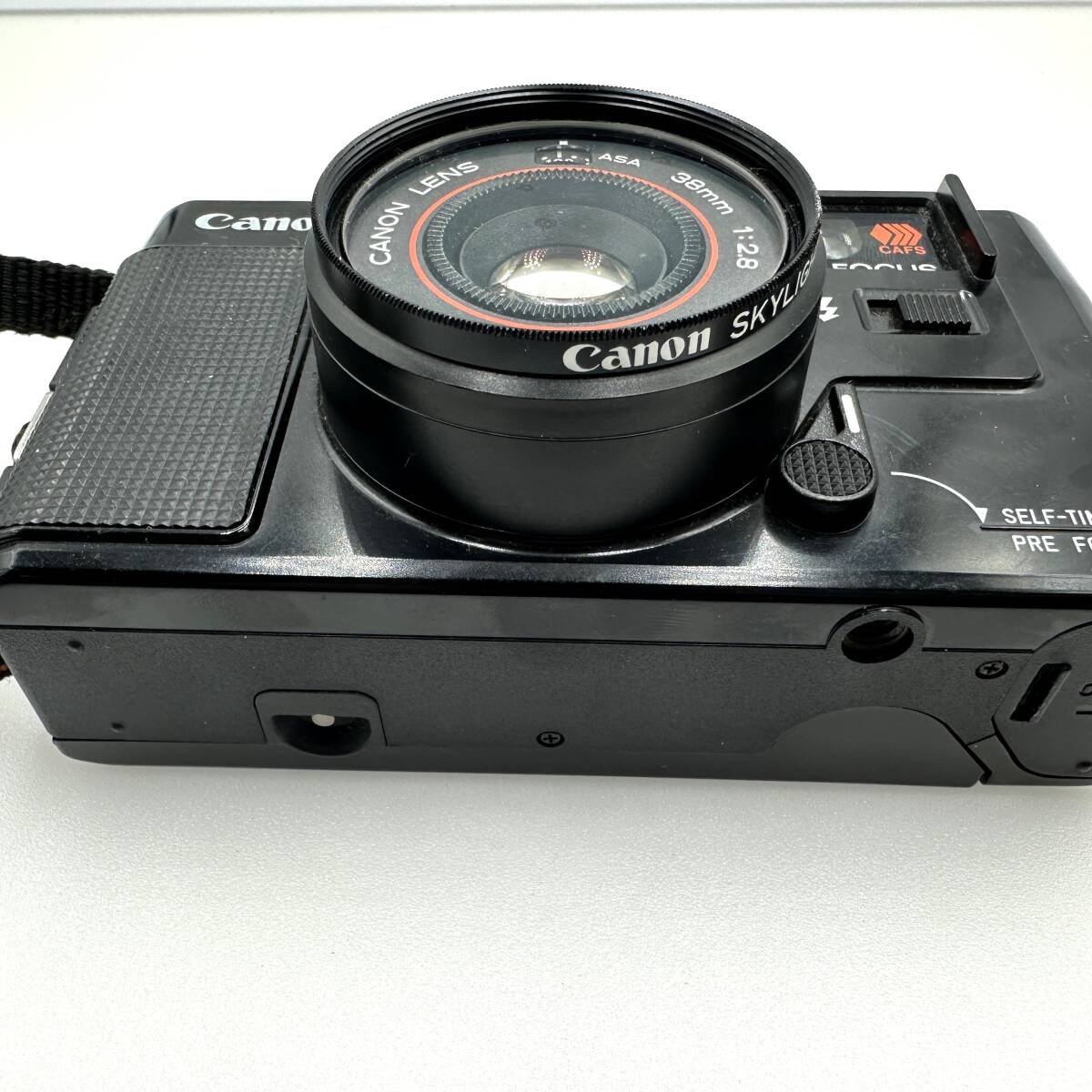【簡易動作確認済】CANON キャノン AF35M Autoboy オートボーイ 38mm 1:2.8 コンパクトフィルムカメラ オートフォーカス ブラックの画像5