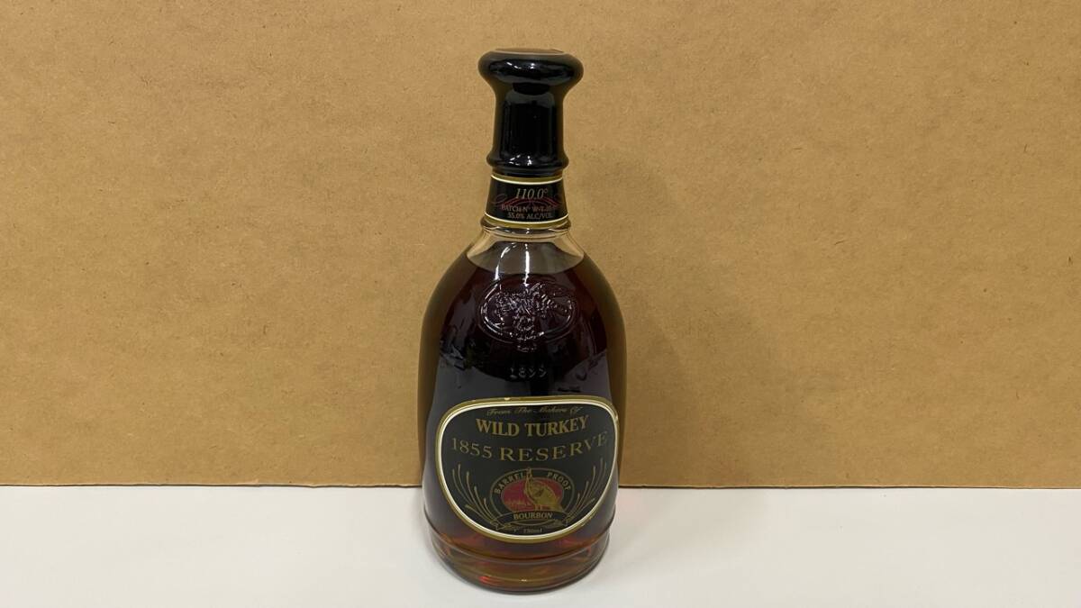 お酒 未開栓 WILD TURKEY ワイルドターキー 1855 RESERVE Whisky Whisky バーボン BOURBON 750ml /1266_画像1