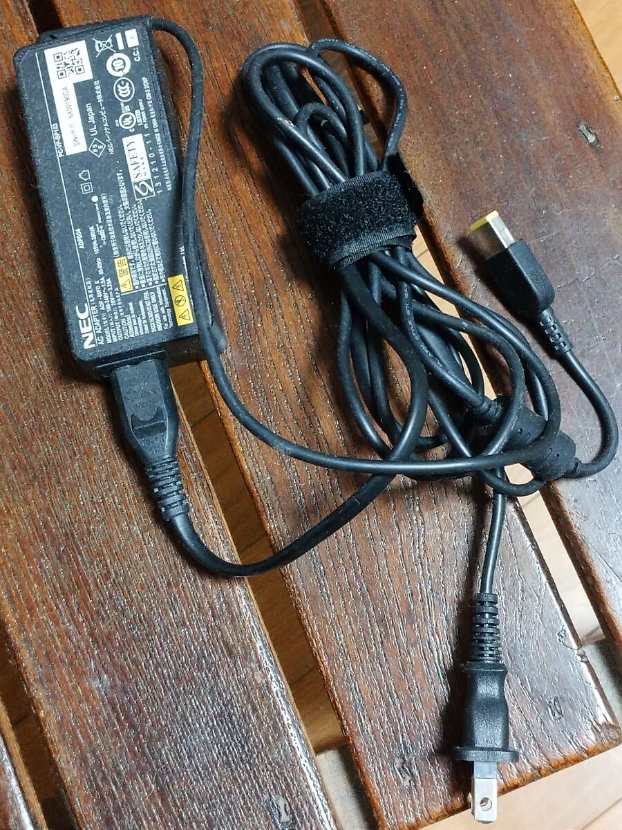 NEC ノートパソコンACアダプター USED