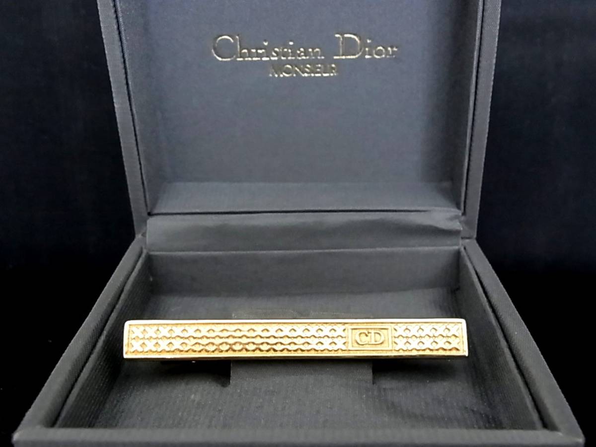 *N4212*# new goods #[Dior] Dior [ Gold ]# tiepin * necktie pin!