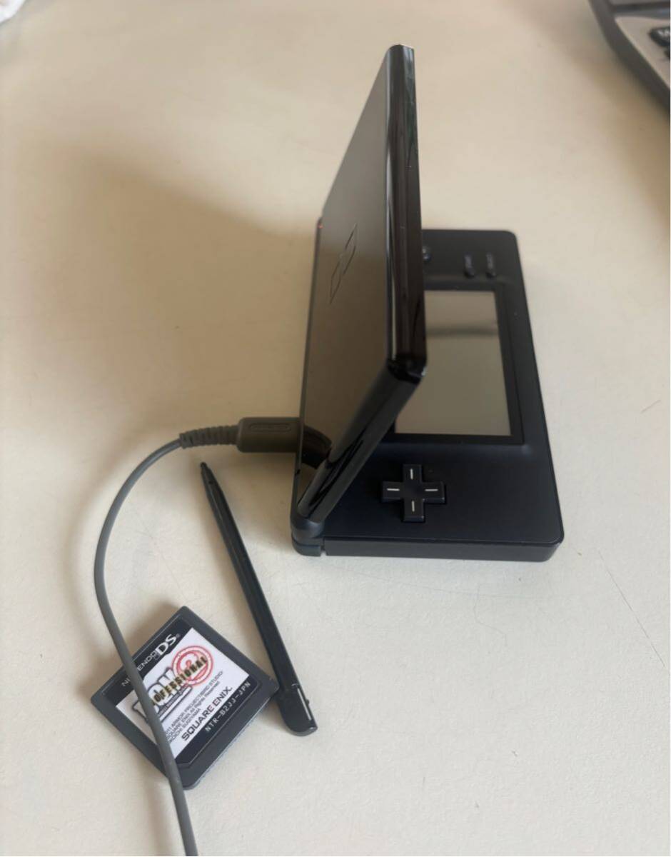 DS LITE USG-001 本体 充電器、ソフトセット ブラック任天堂 Nintendo ニンテンドー　通電確認済み_画像4