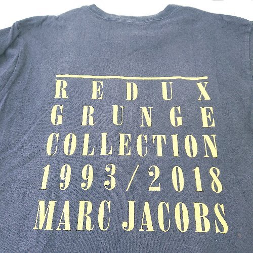 ◇ MARC JACOBS マークジェイコブス クルーネック グランジコレクション 半袖 Tシャツ サイズS ブラック メンズ E_画像5