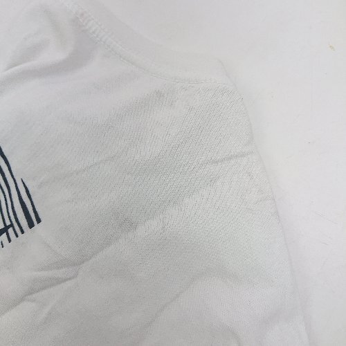 ◇ THE NORTH FACE ザノースフェイス ワンポイントロゴ バックプリント 半袖 Tシャツ サイズL ホワイト系 メンズ E_画像8