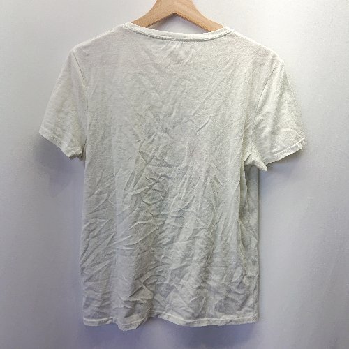 ◇ A.P.C. アーペーセー RUE MADAME PARIS' 薄手生地 カジュアル 半袖 Tシャツ サイズ0 アイボリー系 レディース E_画像2