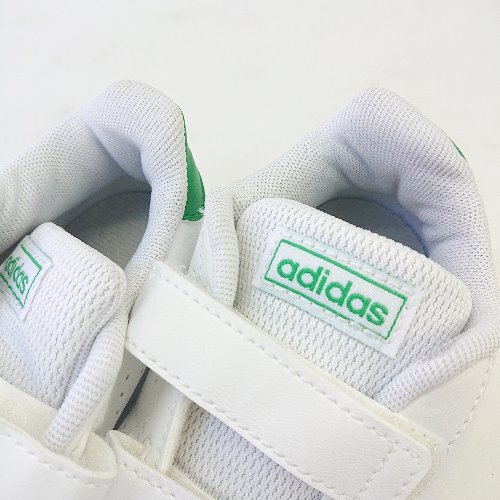 ◇ adidas アディダス キッズ ART EF0301 マジックテープ スニーカー サイズ15.0 ホワイト メンズ E_画像9