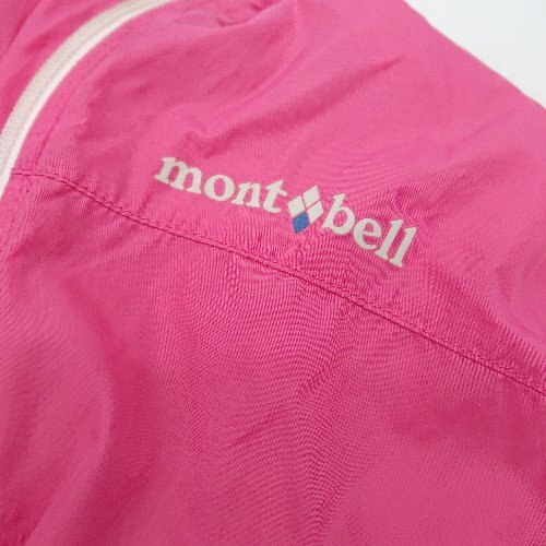 * mont-bell Mont Bell Kids нейлон джемпер длинный рукав окно blast Parker размер 110 розовый серия женский E