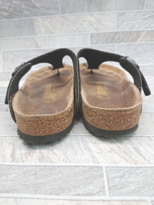 * BIRKENSTOCK Birkenstock стандартный простой сандалии размер 25.0cm черный мужской женский P