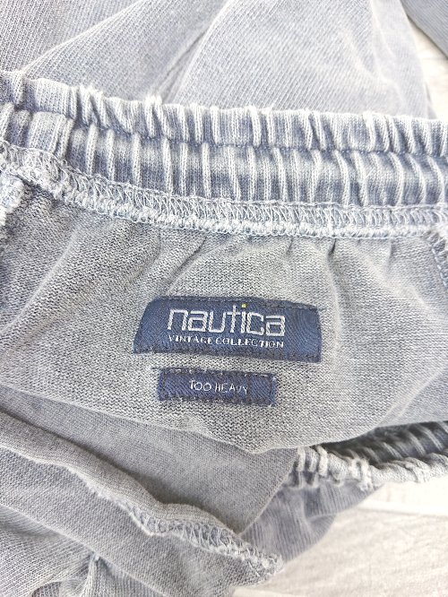 ◇ NAUTICA ノーティカ ウエストゴム カジュアル ロゴ刺繍 パンツ サイズＭ ネイビー系 メンズ P_画像3