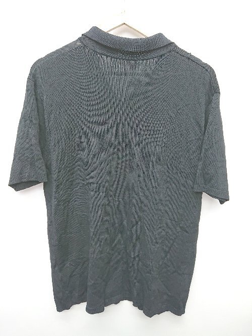 * PRADA Prada Italy made knitted sweater polo-shirt with short sleeves size M black lady's P